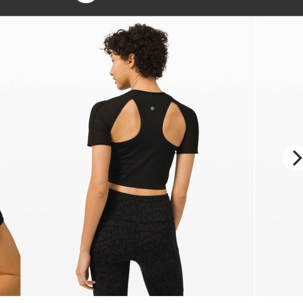 NWT Lululemon Set Challenger Crop Top sz 6